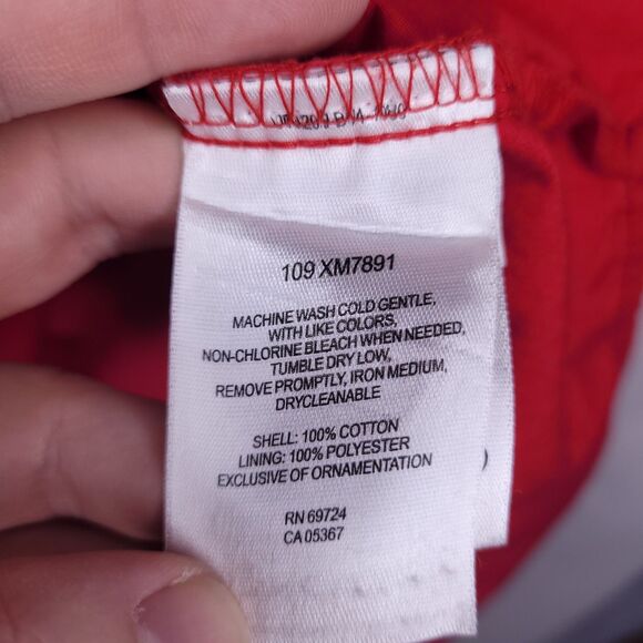 Columbia PFG Shirt Mens Large Red Vented Georgia Bulldogs NCAA - Picture 10 of 11